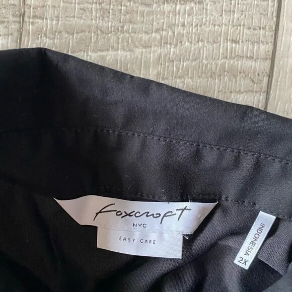 Foxcroft Sasha Knit-Woven Sleeveless Layering Tunic - Picture 3 of 4